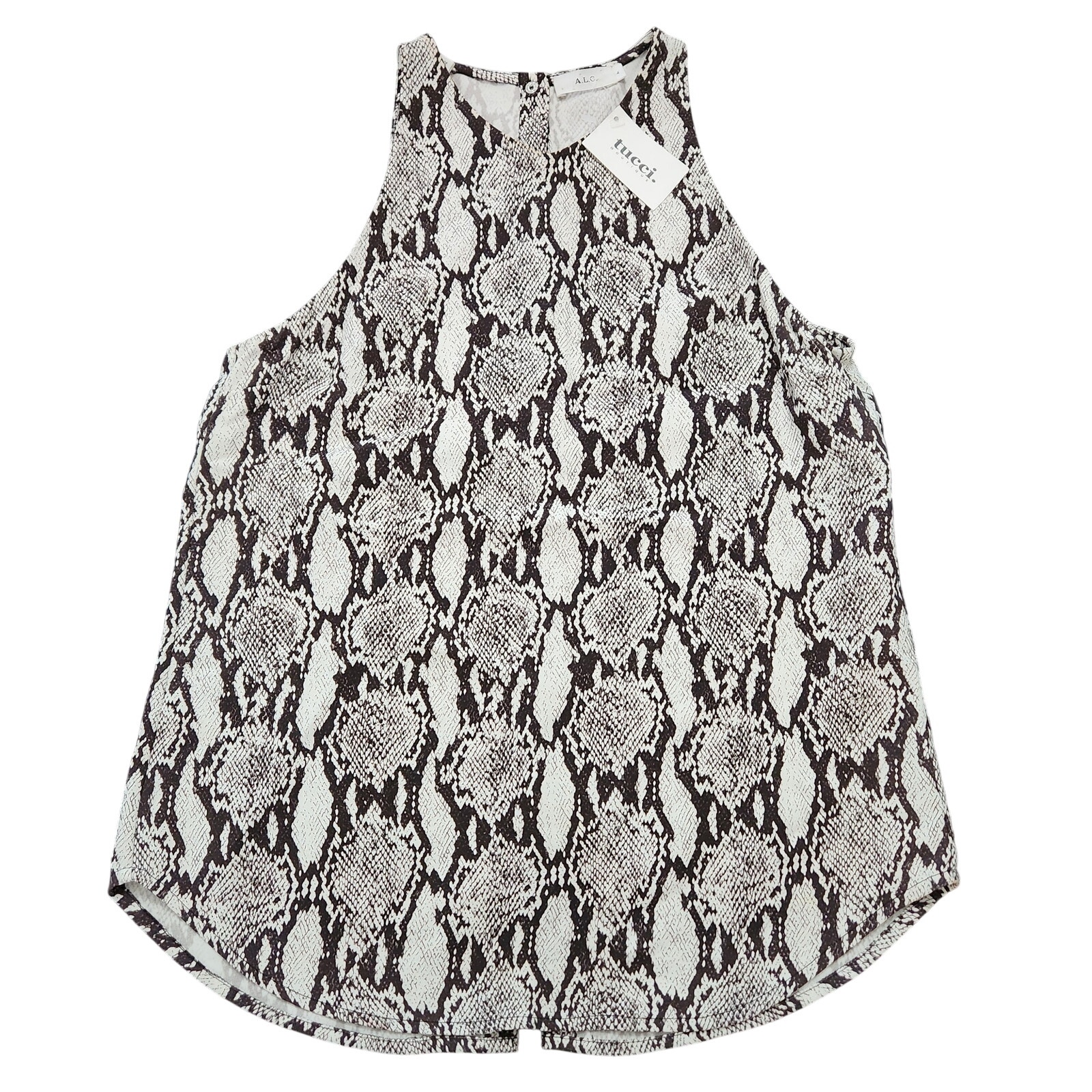 Nwt A.L.C. Anise Top Snake Skin Print Size 4